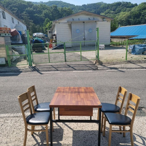 식당 4인 식탁의자세트