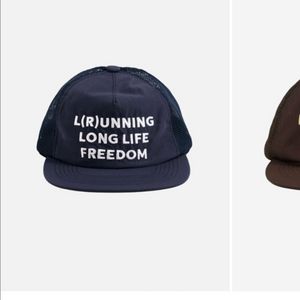 유투버 하누 lllf 러닝캡 네이비