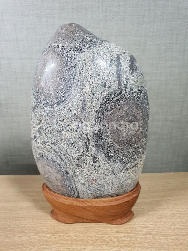 수석 돌 청송 꽃돌 장미--1