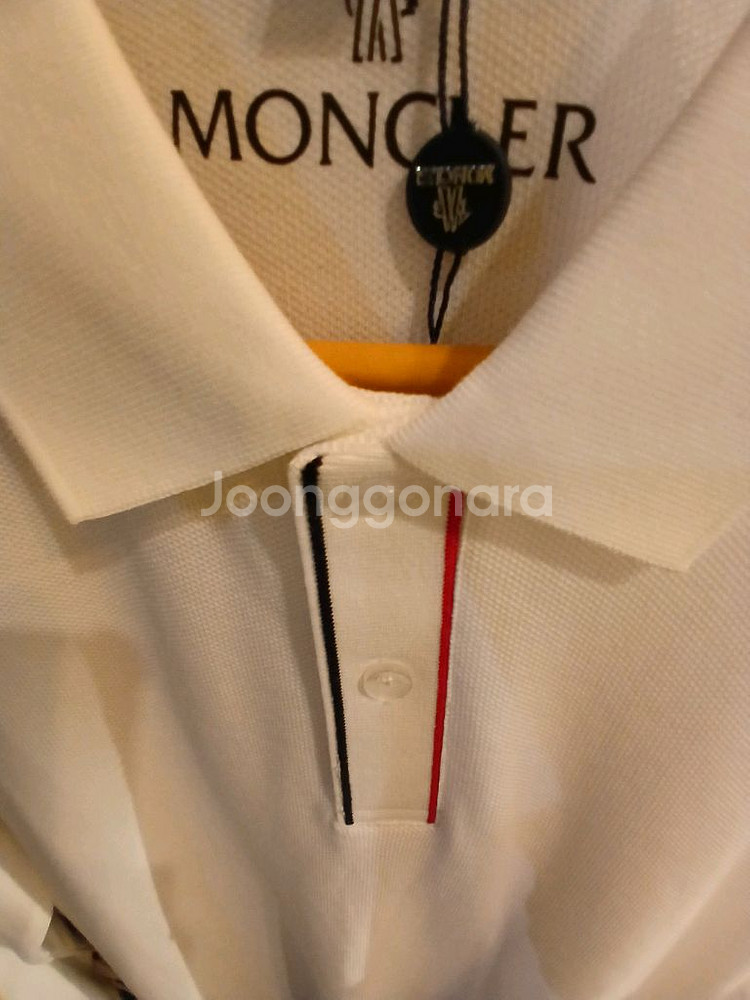 몽클레에 카라 긴팔티셔츠100사이즈--6