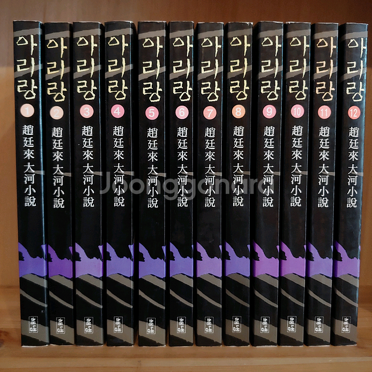 조정래 아리랑 전권 / 대하 소설 책 12권 일괄--1