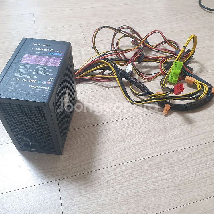 마이크로닉스 80PLUS 정격 600W ATX 파워--0