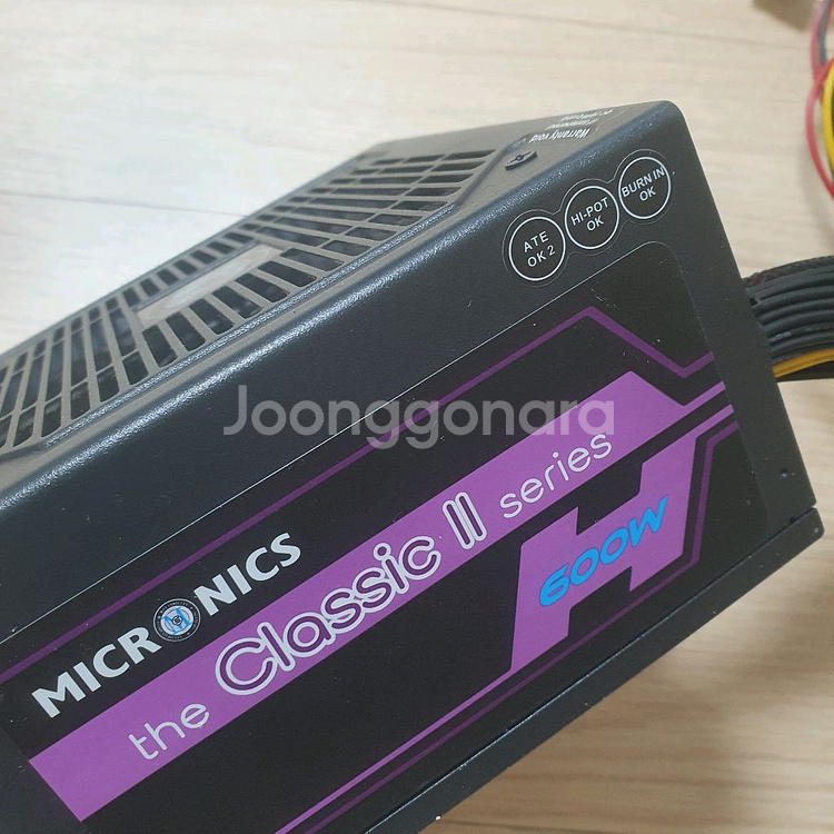 마이크로닉스 80PLUS 정격 600W ATX 파워--3