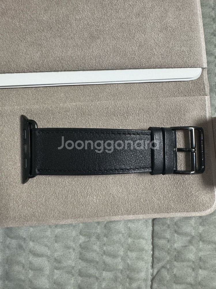 애플워치 에르메스 누아 밴드 45mm--2