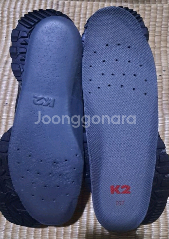 K2 보아 아웃도어안전화 265(270)택비포함--7
