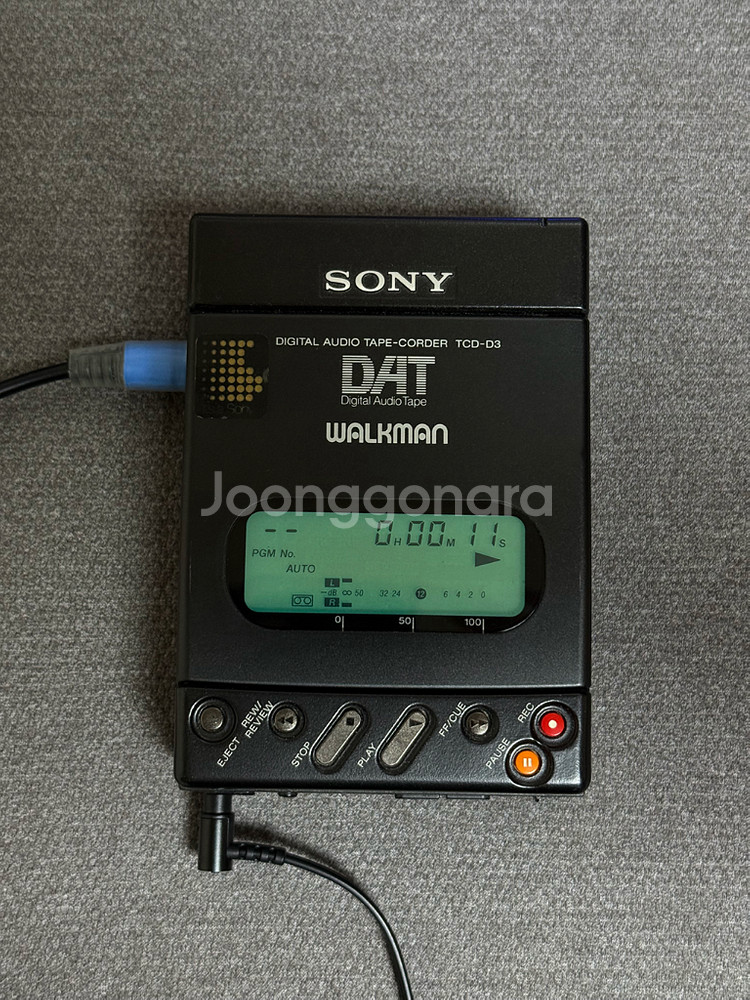 Sony DAT 워크맨 TCD-D3 판매합니다 (택포)--2