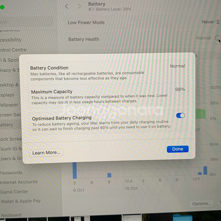 맥북에어 13인치 M3 16gb 512gb 영문자판--9