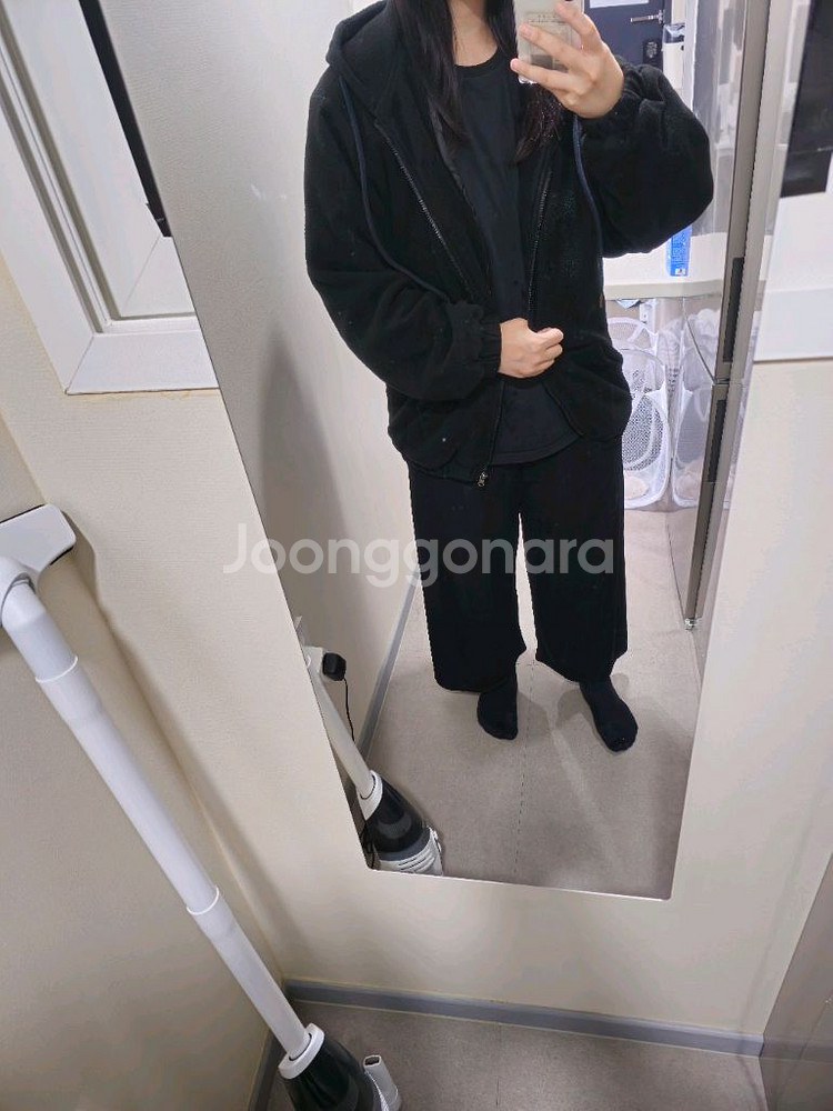 따듯한 겨울 외투 FCMM 퀄팅 오버핏 후드집업 M--0