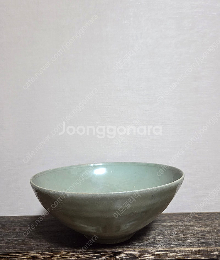 고미술품 고려시대 12세기 고려청자 앵무문 다완--0