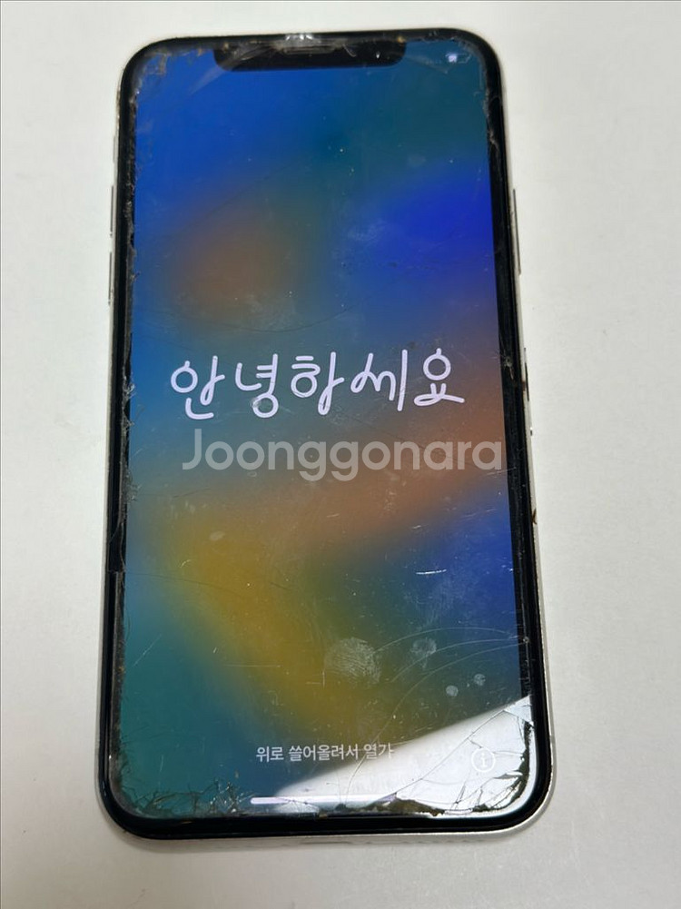 아이폰X (액정 파손) 64g--4
