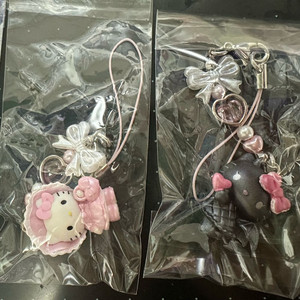 헬로키티 천사악마 스트랩 노바라 로리타 이미지