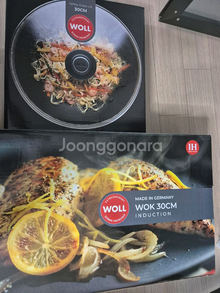 지엠마상점 woll 에코라이트 웍 30cm+ 유리뚜껑--0