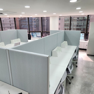 [신품]화이트 사무용책상 강남전시장 사무용가구