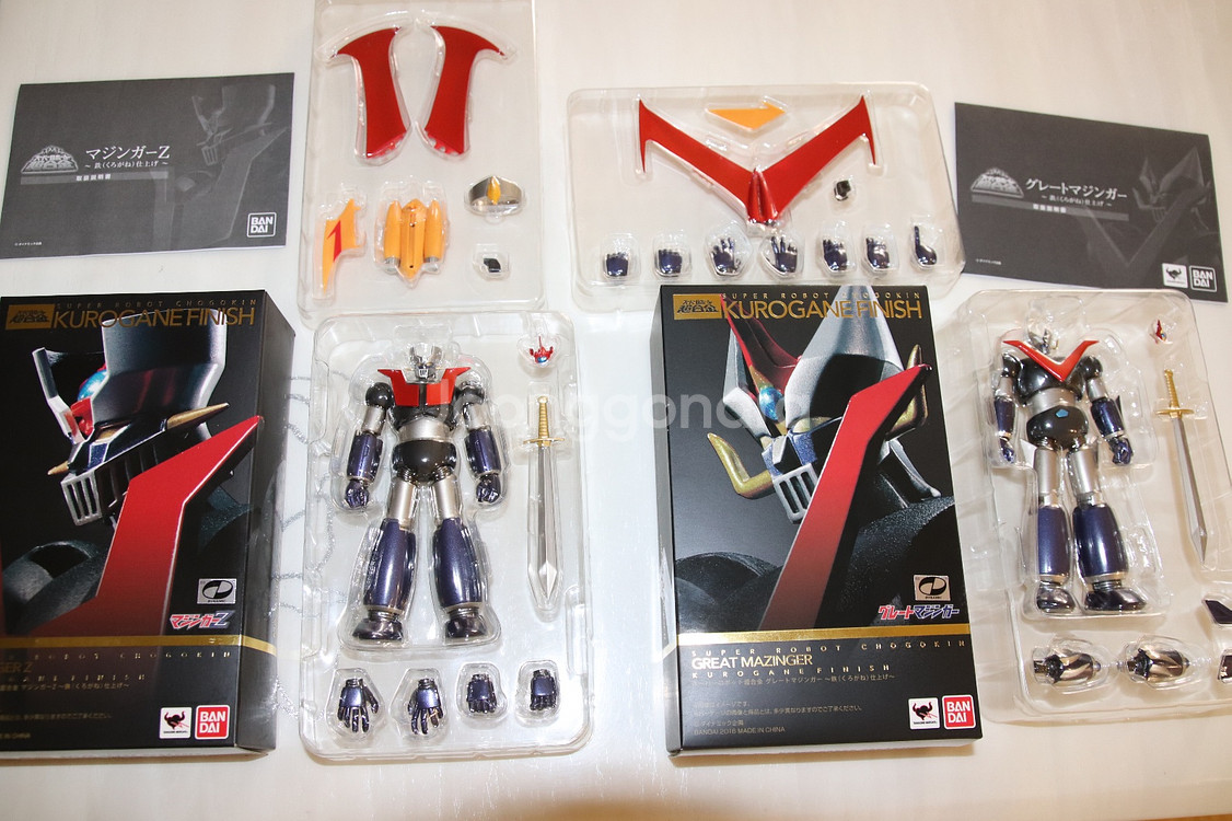 슈로초 마징가 그레이트마징가 쿠로가네 2종세트--4