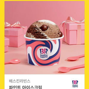 배스킨라빈스 파인트 2개