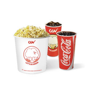 CGV 콤보 (팝콘L + 탄산M*2) 맛변경 무료