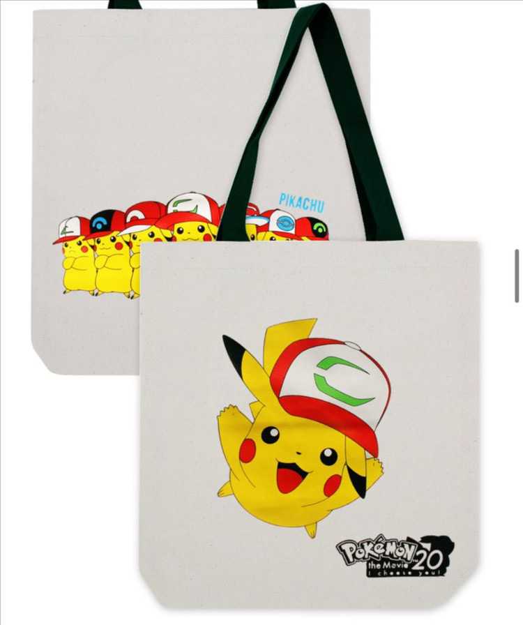 포켓몬 에코백+키링(2종중 선택1) 세트--0