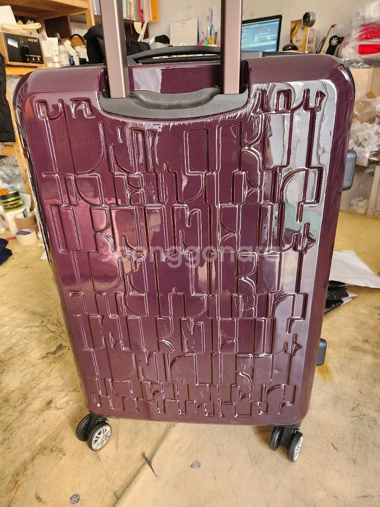 엘르 캐리어 보라색 여행가방--0