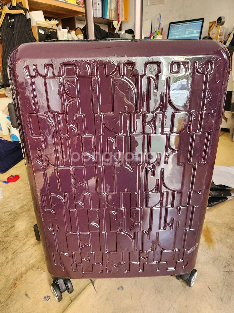 엘르 캐리어 보라색 여행가방--2