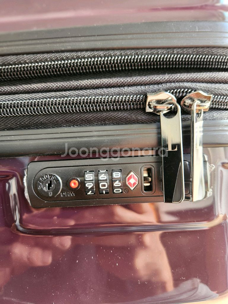 엘르 캐리어 보라색 여행가방--7