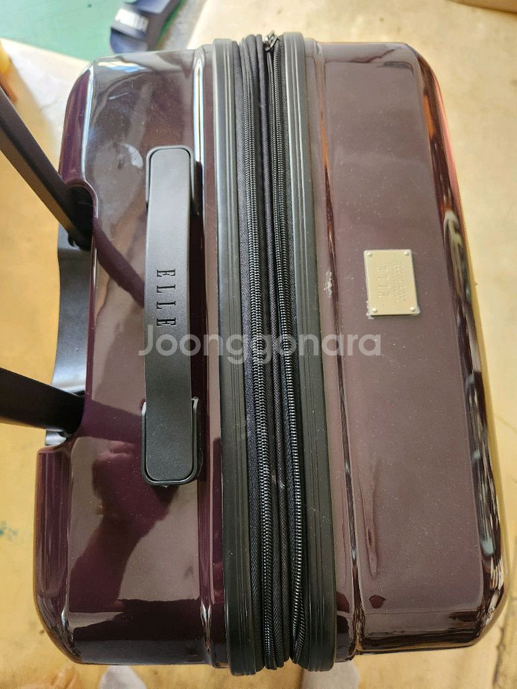 엘르 캐리어 보라색 여행가방--8