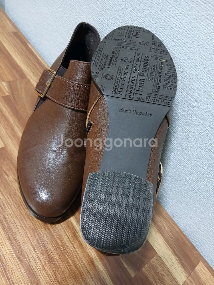 허쉬파피 벨트 장식 앵클 부츠 225--3