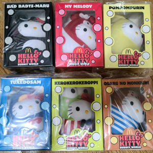 헬로키티 맥도날드 버블리6종 이미지