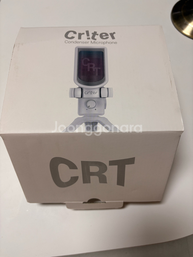 CRT 콘덴서 마이크 (박스 포함 새상품)--0