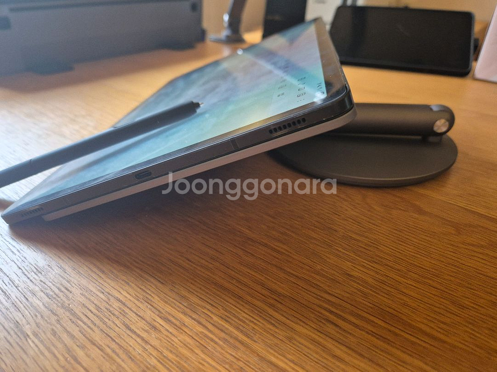 갤럭시탭 S10+ S9+ 360도 회전 마그네틱 거치대--7