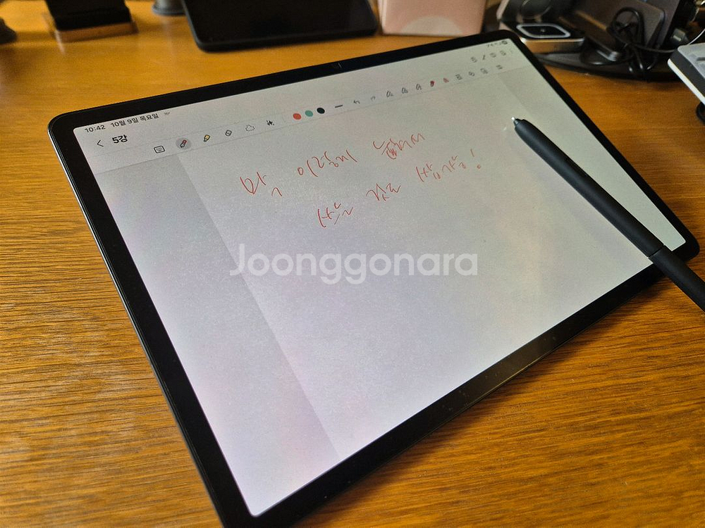 갤럭시탭 S10+ S9+ 360도 회전 마그네틱 거치대--6