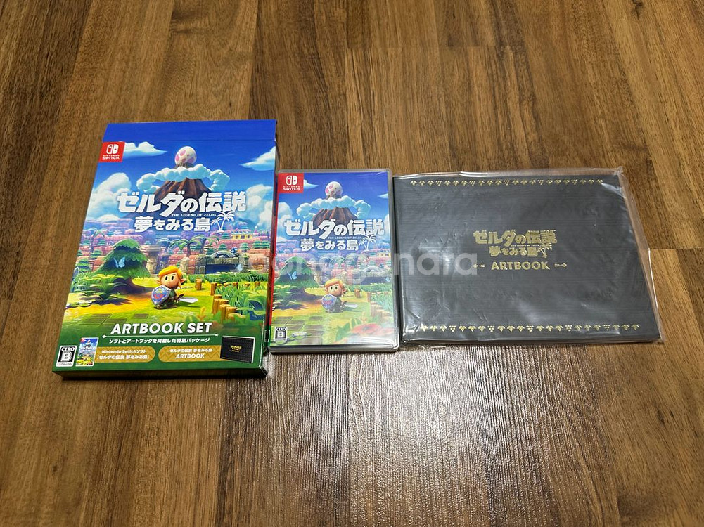 닌텐도 스위치 젤다 꿈꾸는섬 아트북 일본판 게임 칩--2