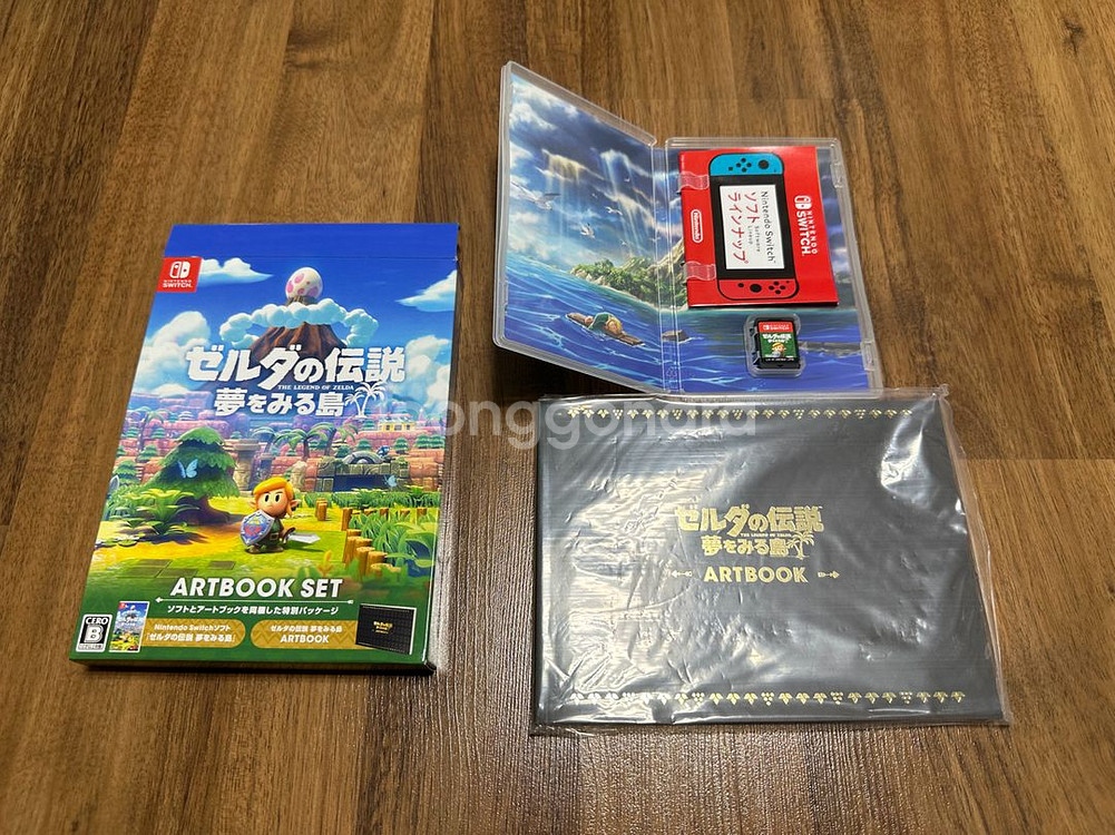 닌텐도 스위치 젤다 꿈꾸는섬 아트북 일본판 게임 칩--3