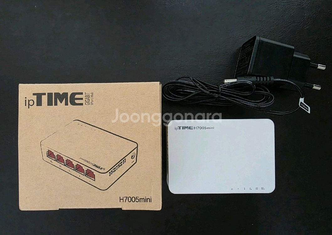 [택포]iptime H7005mini 스위칭허브 팝니다--0