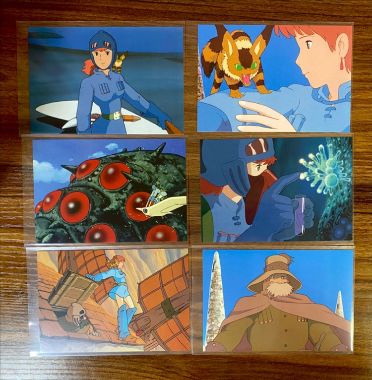 지브리 바람계곡의 나우시카 정품 엽서 일괄(8장)--0