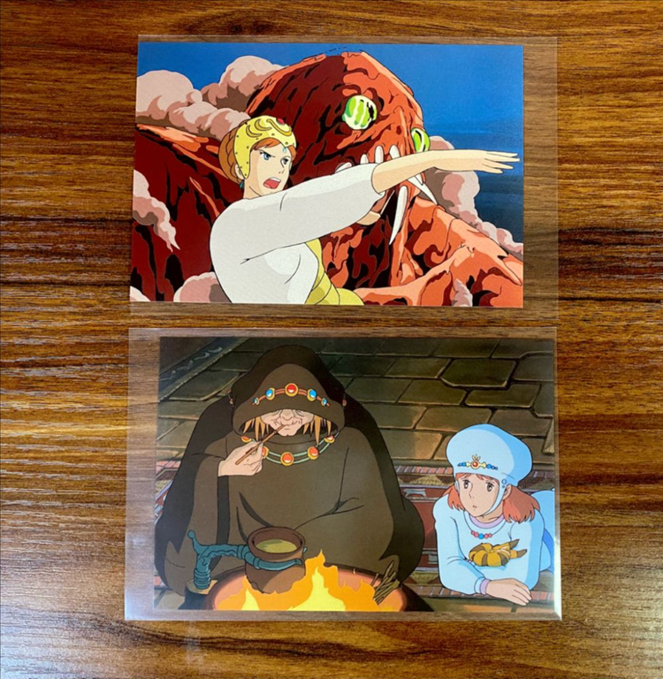 지브리 바람계곡의 나우시카 정품 엽서 일괄(8장)--1