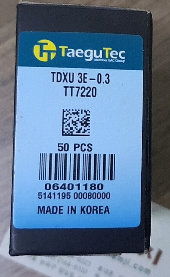 CNC선반 홈바이트3mm 팝니다 대구텍 이미지