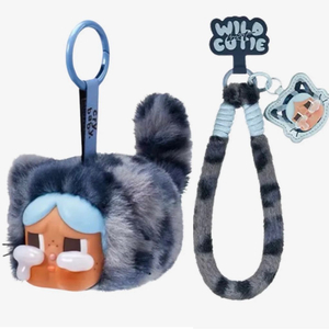 크라이베이비 표범냥이 데님냥이키링&스트랩 세트 정가판매