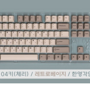 다얼유 레트로베이지 키캡