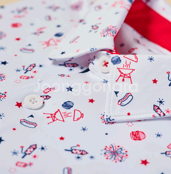 푸마 볼리션 골프 반팔 폴로--2