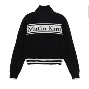 마뗑킴 스펠 포인트 스트라이프 가디건 블랙 교환 해요