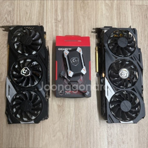 기가바이트 980ti 익스트림 2장+슬라이 브릿지 일괄