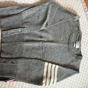 톰브라운 셰틀랜드 니트 그레이 5