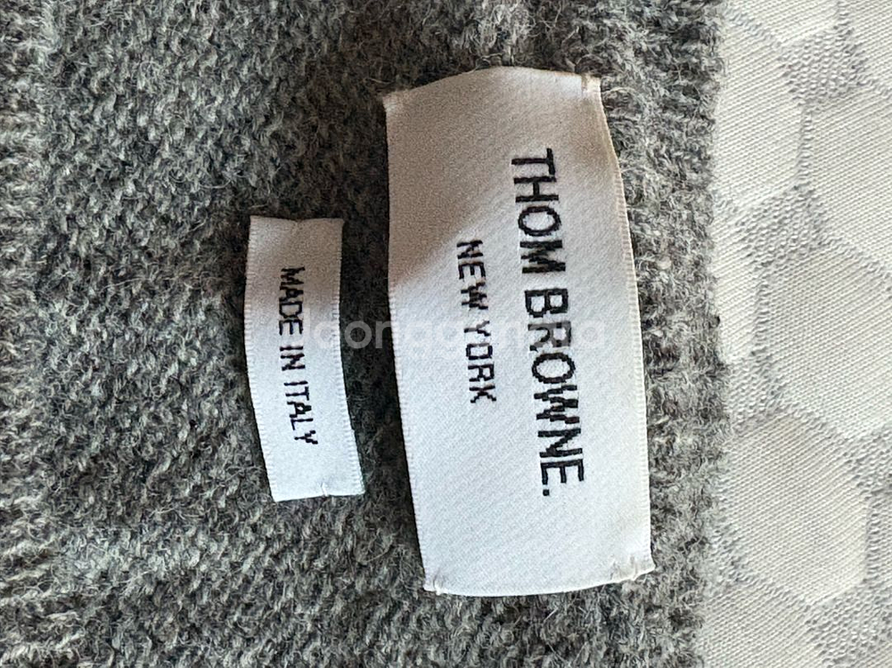 톰브라운 셰틀랜드 니트 그레이 5--1