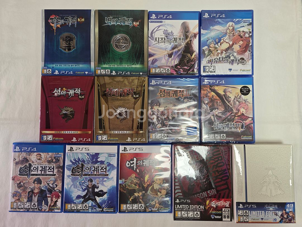 [일괄판매] PS4/PS5 영웅전설 궤적 시리즈 컬렉션--0