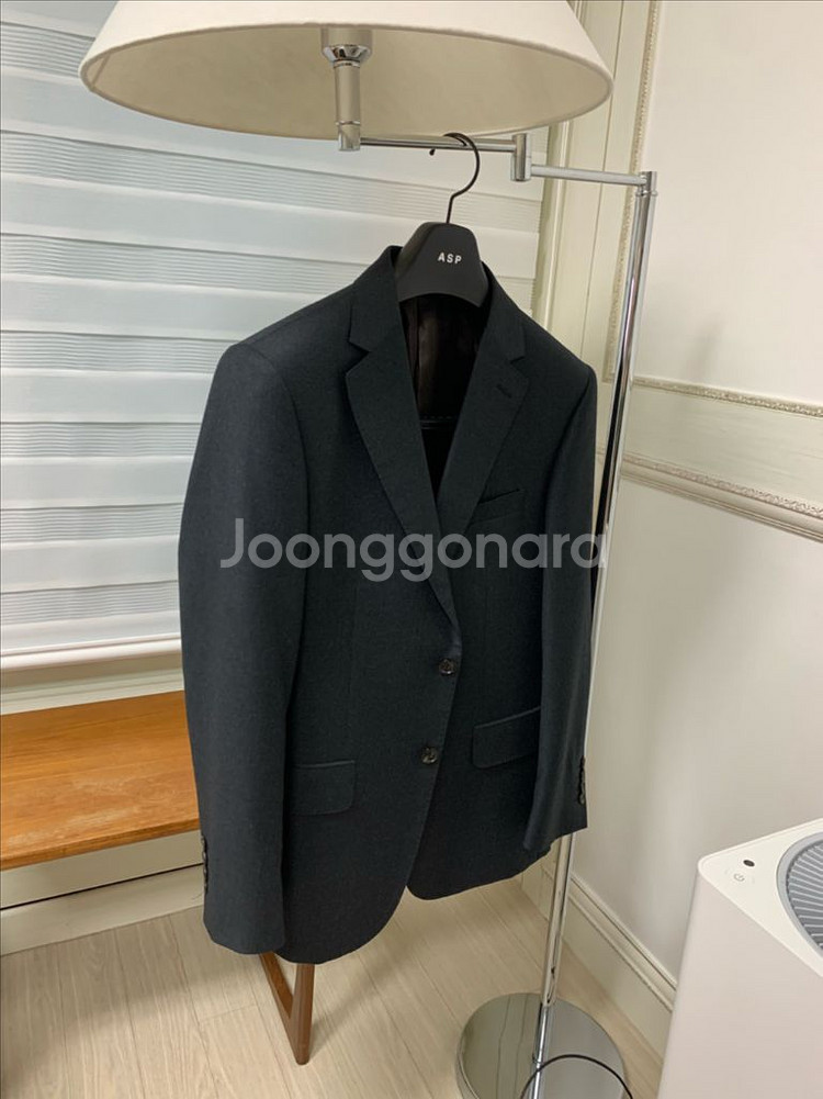 캠브리지멤버스 차콜그레이 블레이져 자켓 울캐시미어원단--0