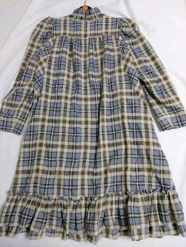 레니본 체크프릴원피스55--4