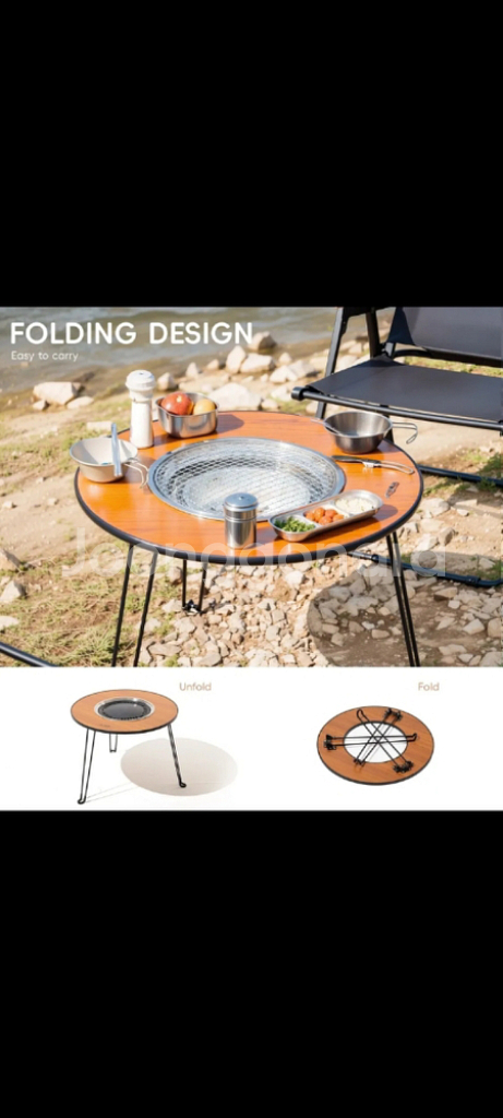 [$새제품]캠핑버너화로대 바베큐그릴--4
