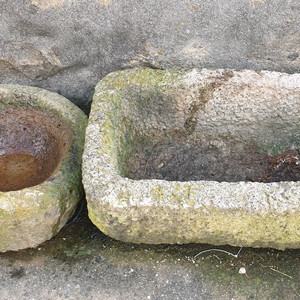 돌절구통, 소여물통, 돌역기