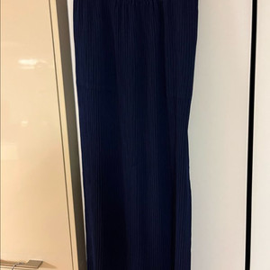 이세이미야케 해칭 스커트 네이비 사이즈2