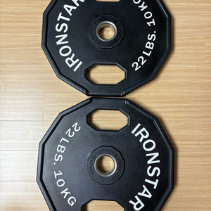 아이언스타 원판 12각 10kg 1세트(2개)